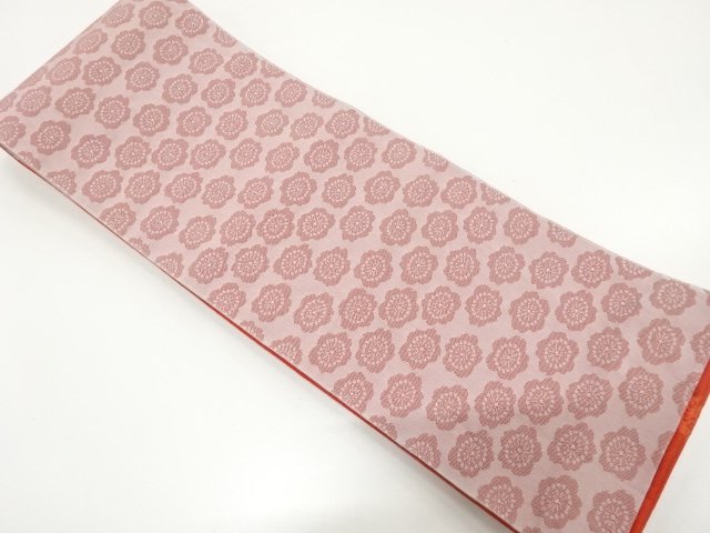 JAPANESE HANHABA OBI / REVERSIBLE / WOVEN SAKURA